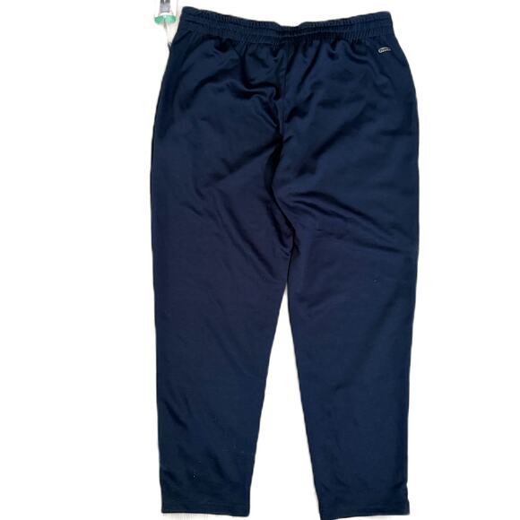 Spyder Active Men's Elastic Waistband Zippered Pockets Tapered Pants - Navy XL - Picture 3 of 8